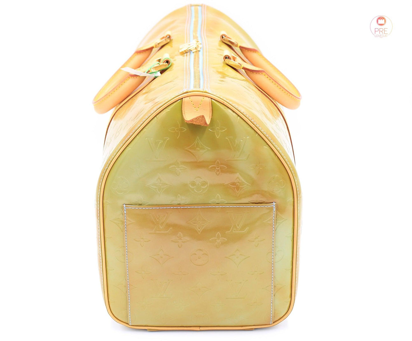 Keepall 45 Vernis Mercer Lime - Pre-Loved
