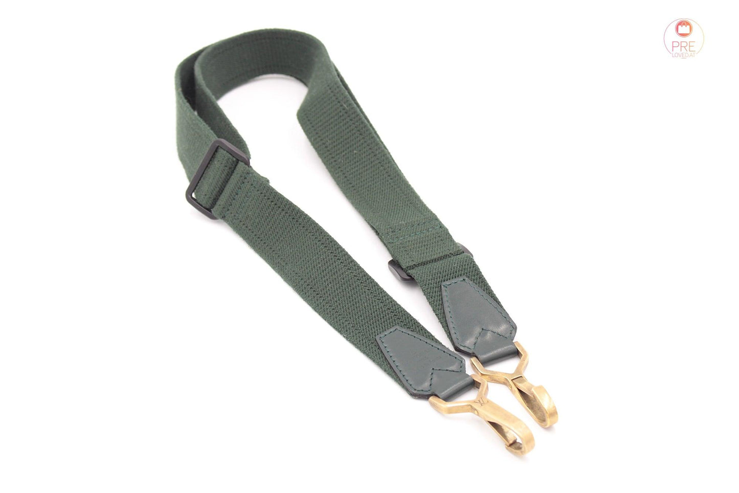 Shoulder strap leather brown max. 117cm