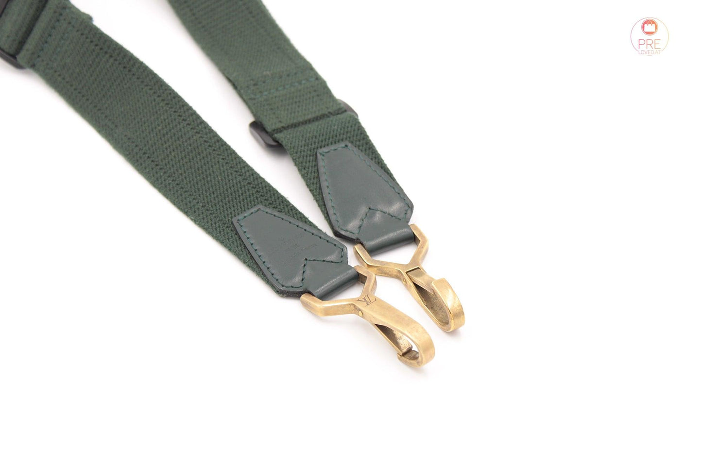 Shoulder strap leather brown max. 117cm