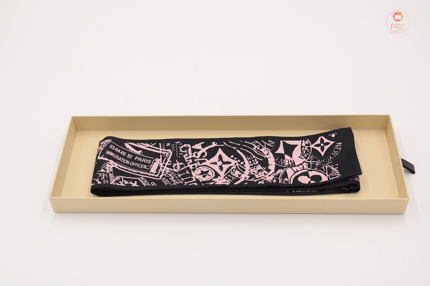 Bandeau Boarding Soie Rose