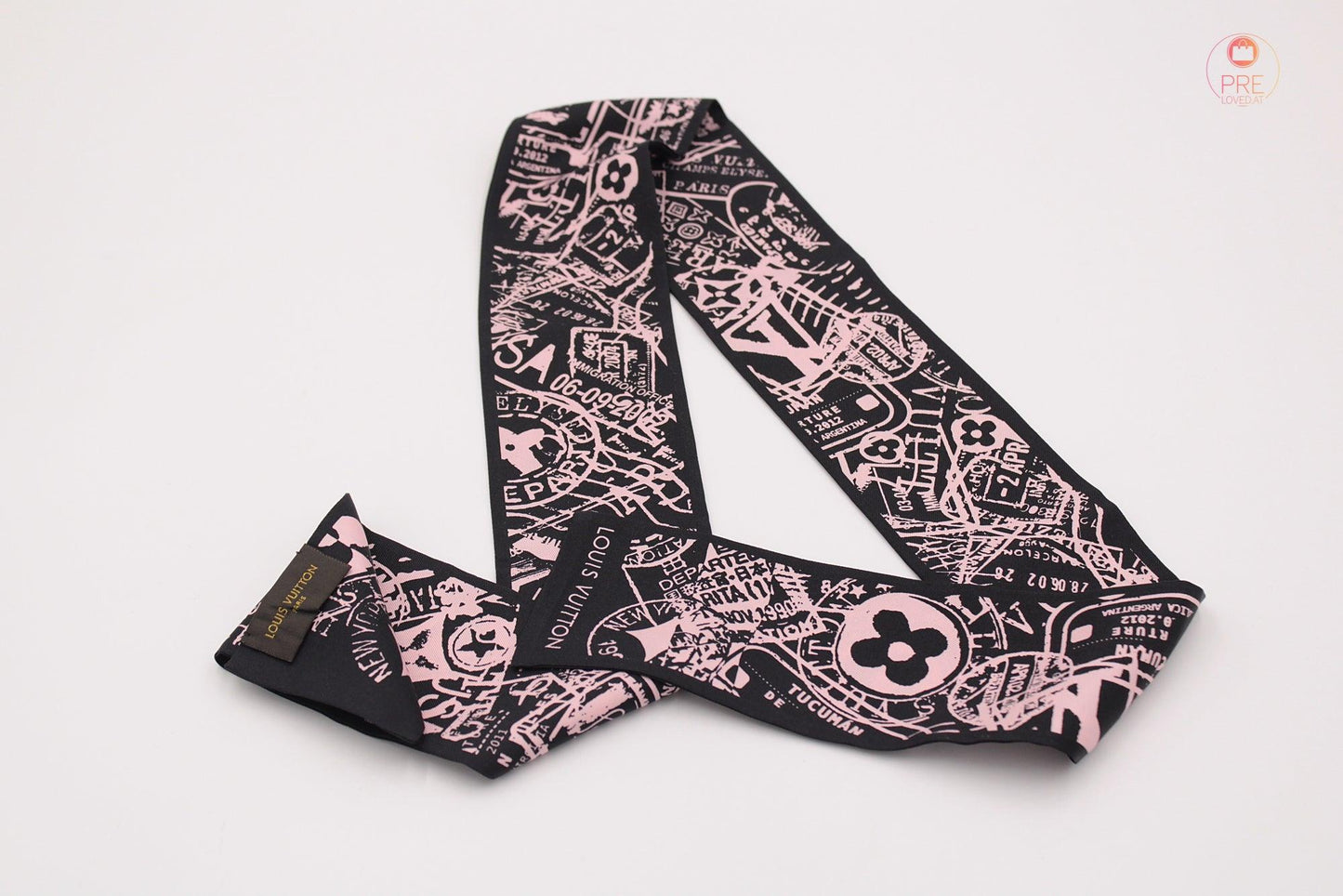 Bandeau Boarding Soie Rose
