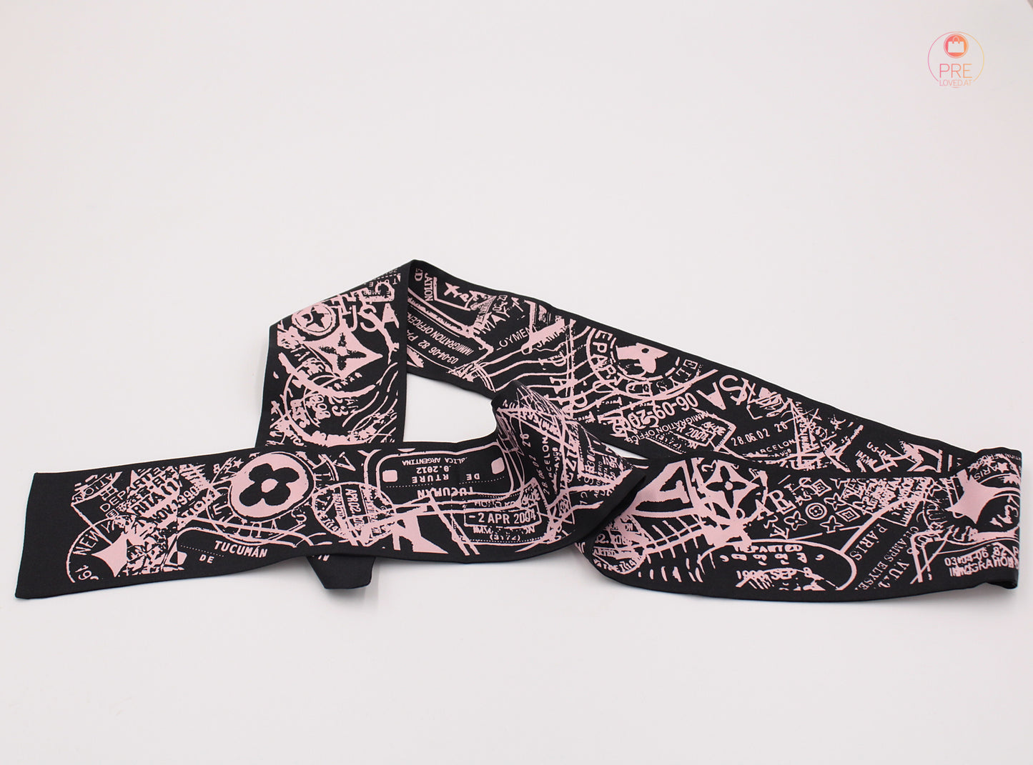 Bandeau Boarding Soie Rose