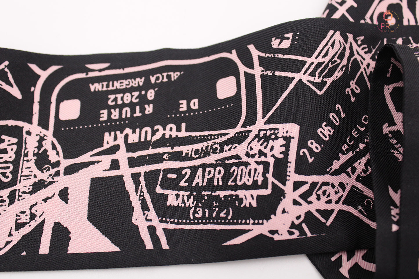 Bandeau Boarding Soie Rose