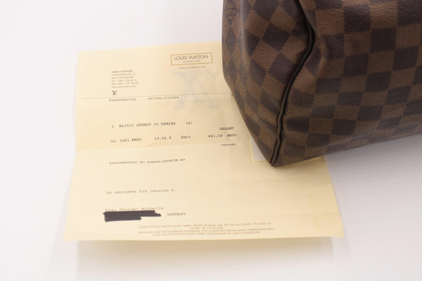 Speedy 35 Damier Ebene
