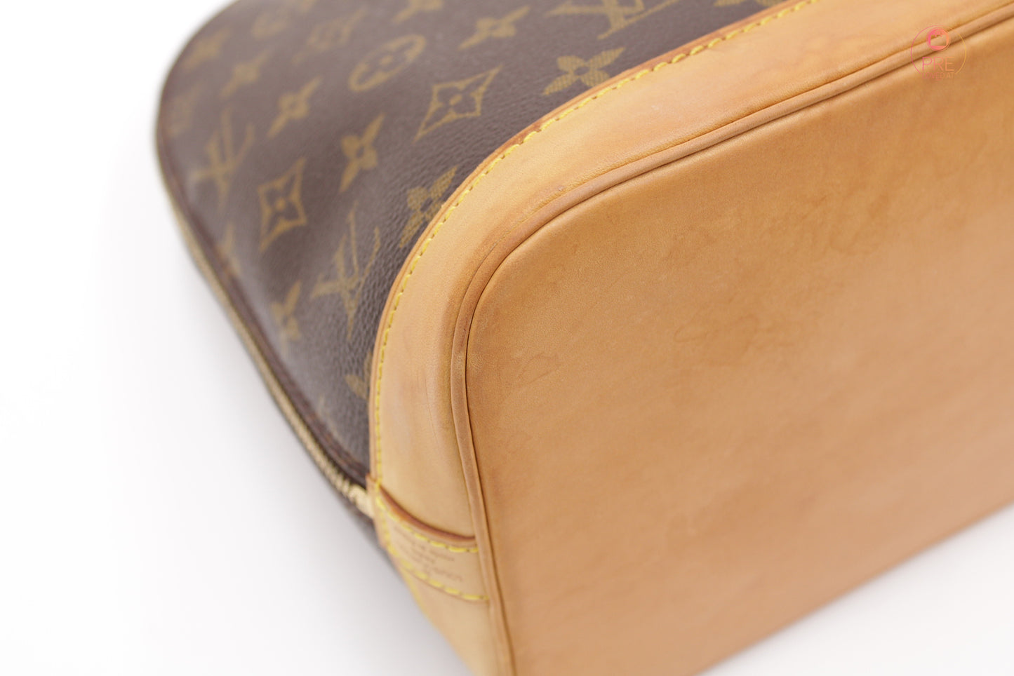 Alma PM Monogram Canvas mit Vachetta Gurt