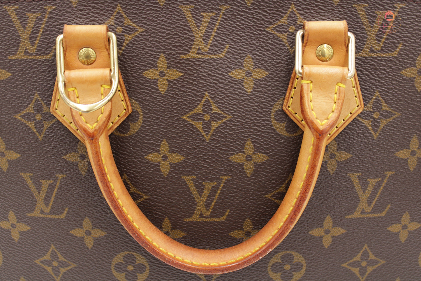 Alma PM Monogram Canvas mit Vachetta Gurt