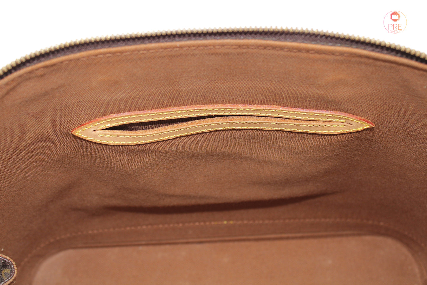 Alma PM Monogram Canvas mit Vachetta Gurt