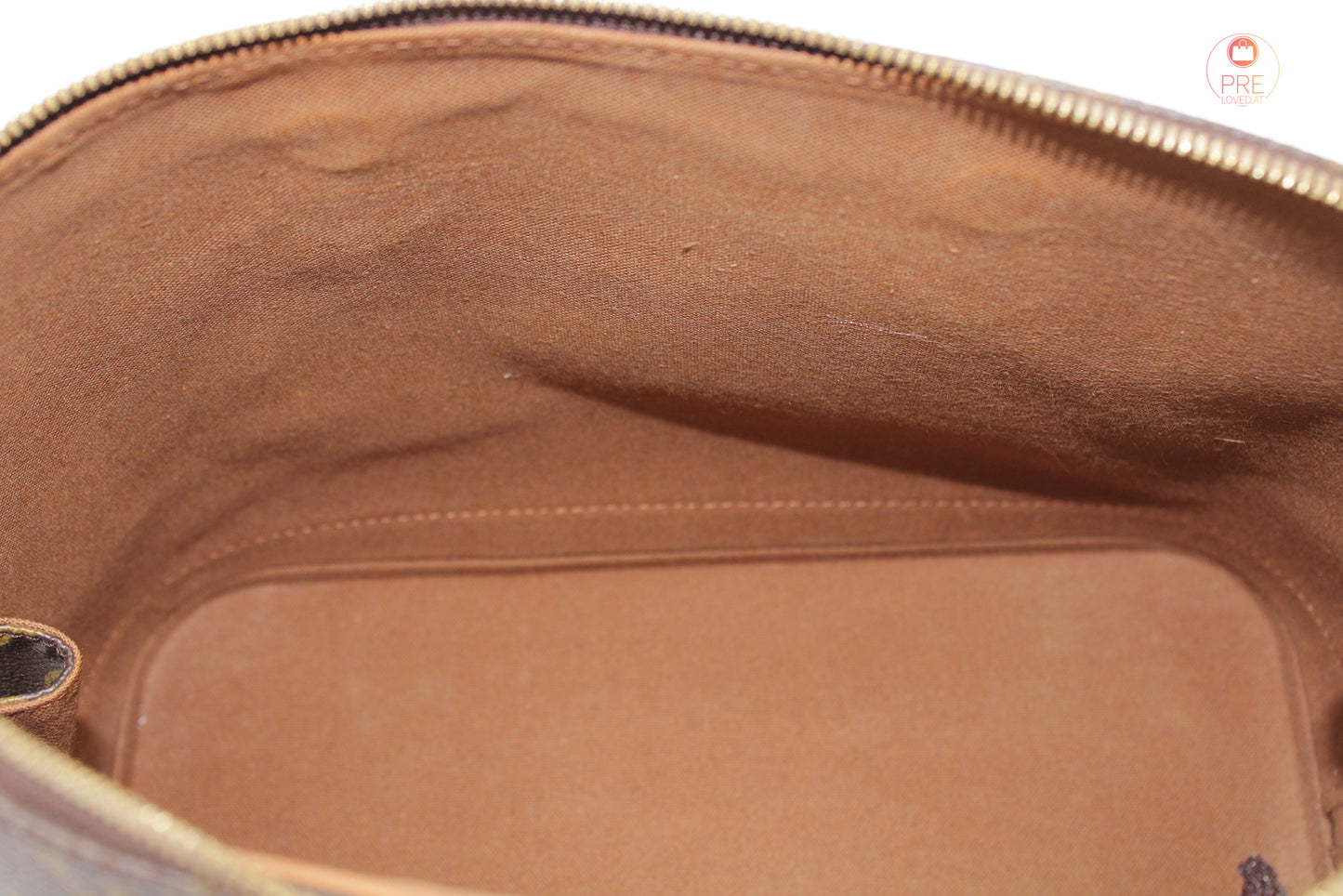 Alma PM Monogram Canvas mit Vachetta Gurt