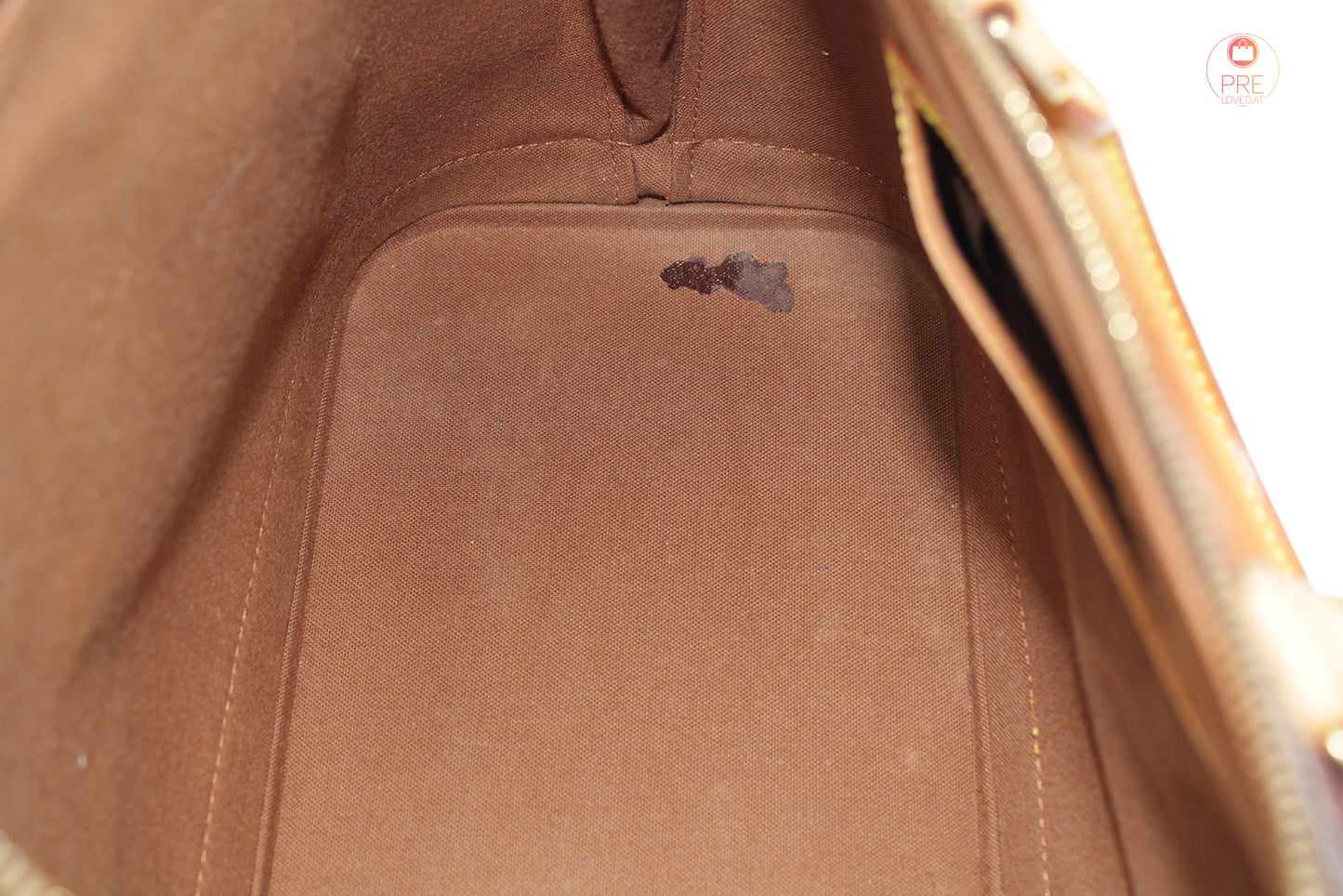 Alma PM Monogram Canvas mit Vachetta Gurt