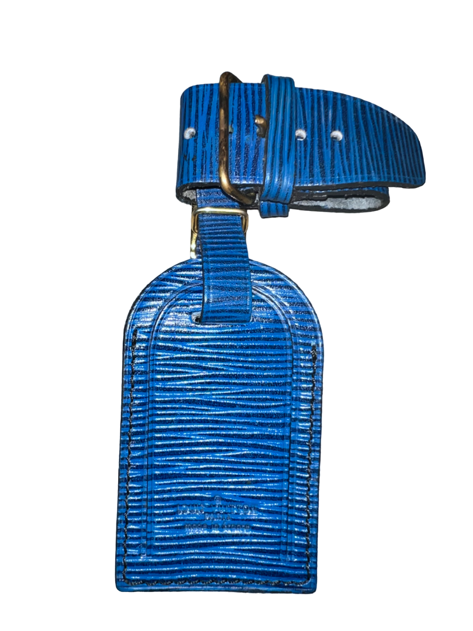 Etichette per bagagli Louis Vuitton in pelle