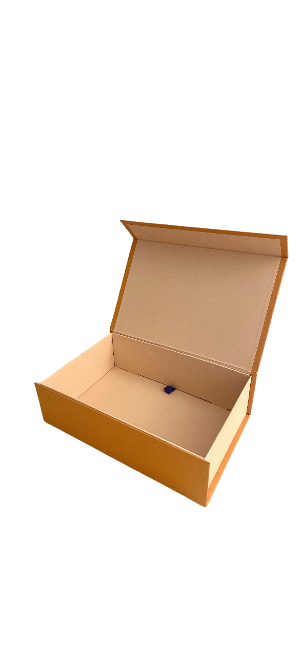 Originale pre-Loved LV Orange Magnet/Schubladen Boxen und Kartons