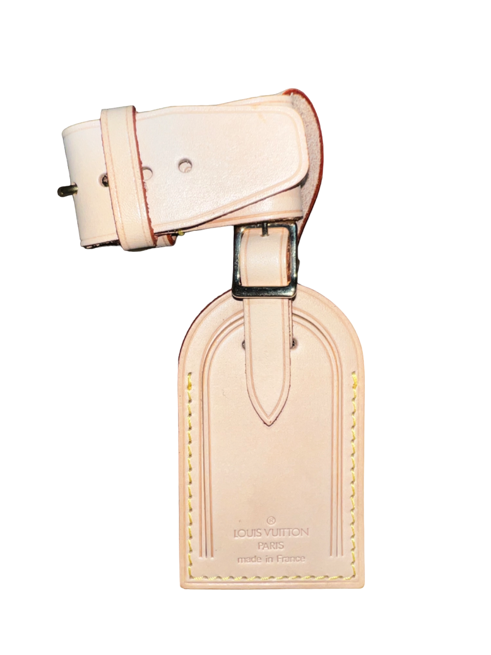 Etichette per bagagli Louis Vuitton in pelle